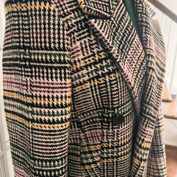 Avec Les Filles Multicolor Plaid Blazer - Picture 5 of 8